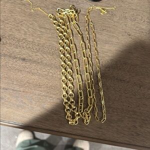 Madewell Gold Chain Necklace Collection